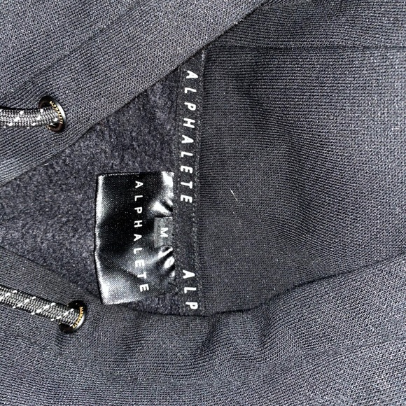 ALPHALETE HOODIE BLACK size Medium - Picture 5 of 5